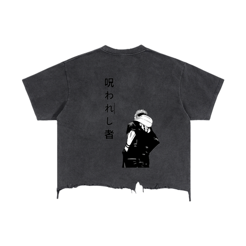 The Cursed One Boxy Distressed Hem T-Shirt