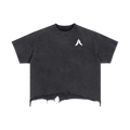 The Cursed One Boxy Distressed Hem T-Shirt