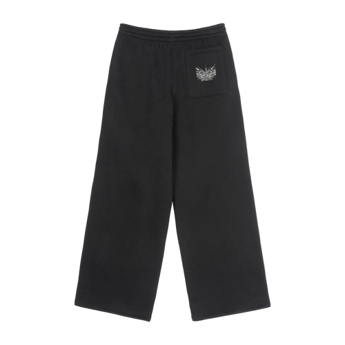 Fleece Drawstring Straight-Leg Sweatpants