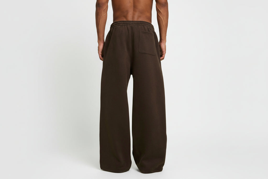 Fleece Drawstring Straight-Leg Sweatpants