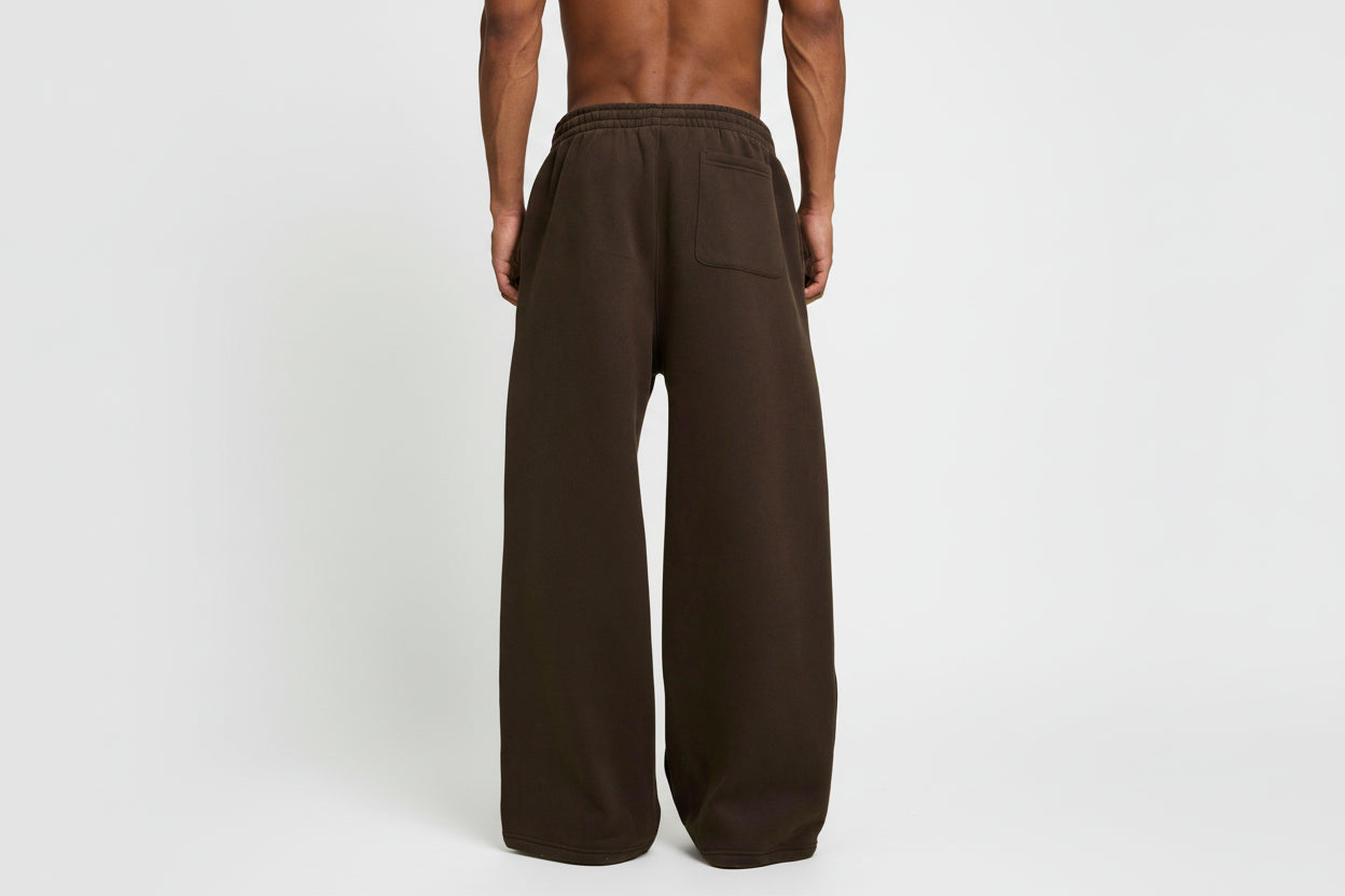 Fleece Drawstring Straight-Leg Sweatpants