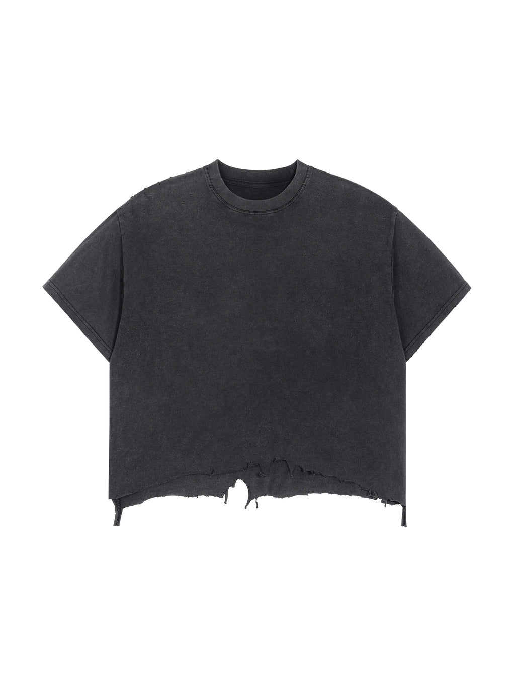 The Cursed One Boxy Distressed Hem T-Shirt