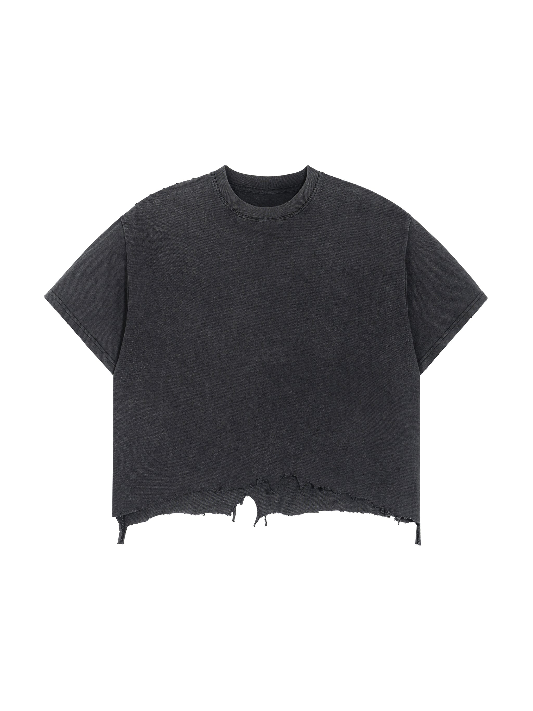 The Cursed One Boxy Distressed Hem T-Shirt