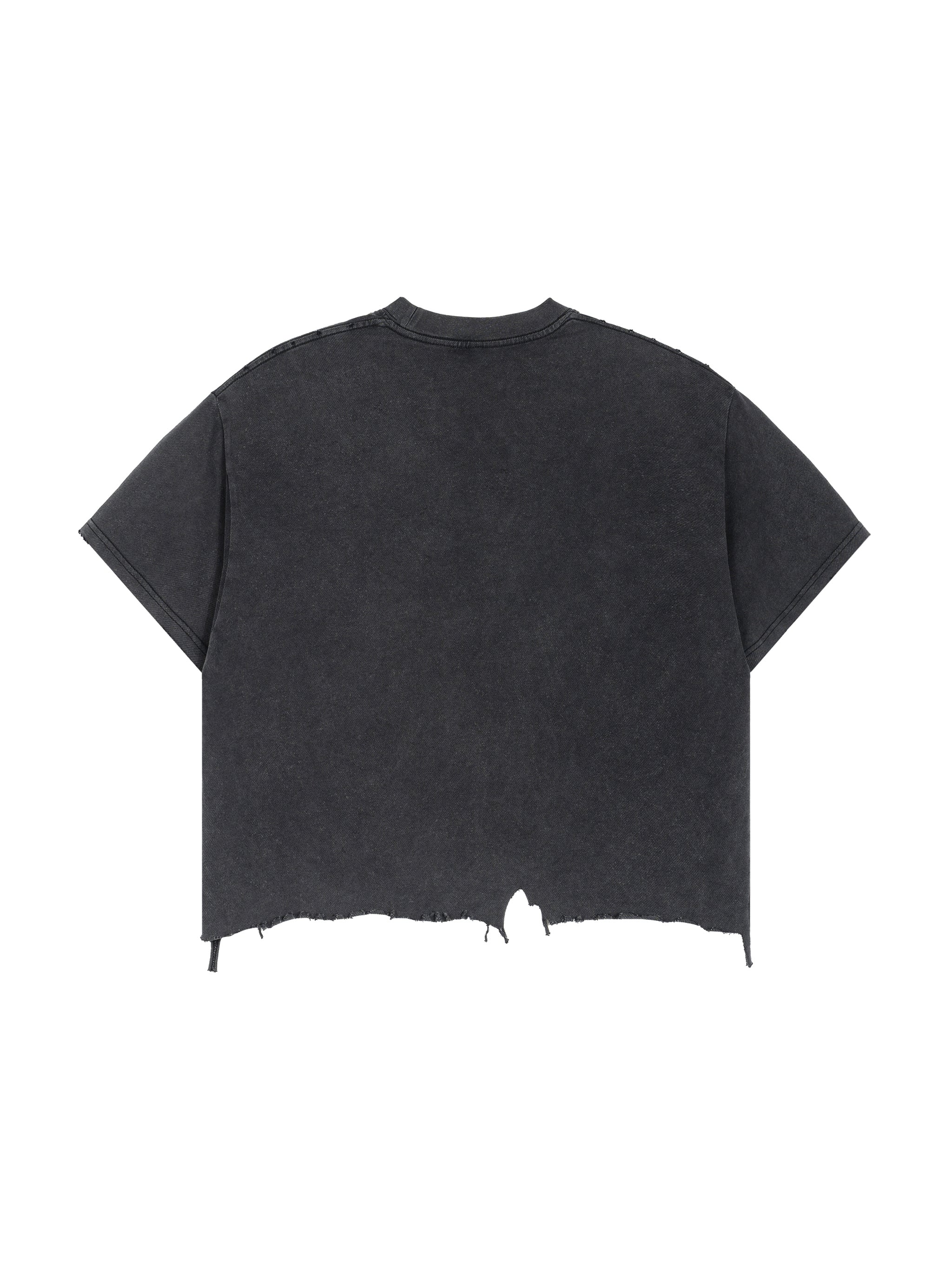 The Cursed One Boxy Distressed Hem T-Shirt